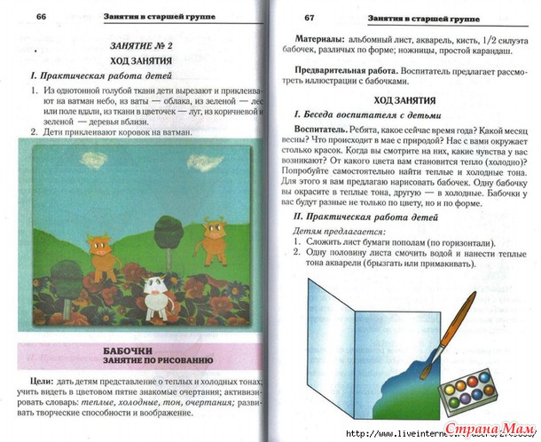 Рисование, аппликация, конструирование в детском саду и дома Дети 5-7лет