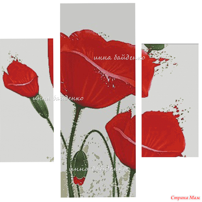 Инна байденко схемы вышивки крестом