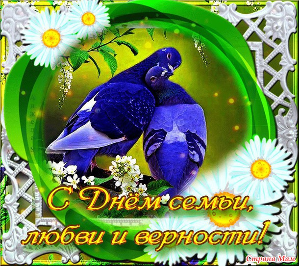 Всех с праздником Днем семьи, любви и верности