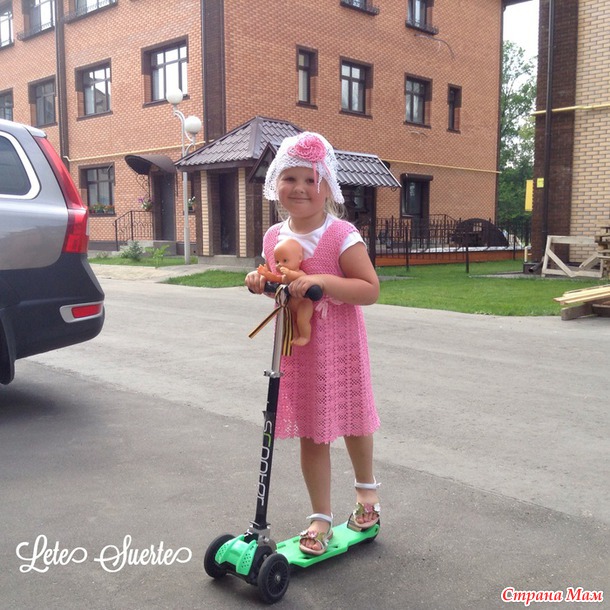 Летние отпускные комплекты для дочек! Family look, очередной :-)))