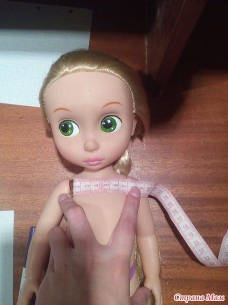 МК построение выкройки на куклу
