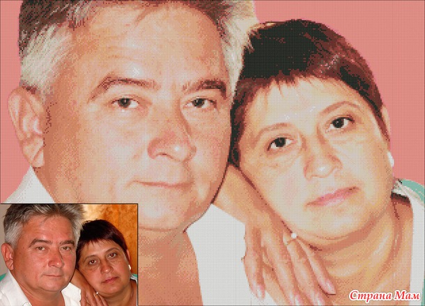 Схема по фотографии для ручной вышивки, вышивка крестом по фотографии