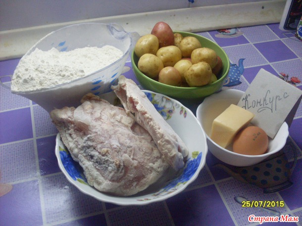 Ньокки с курицей.