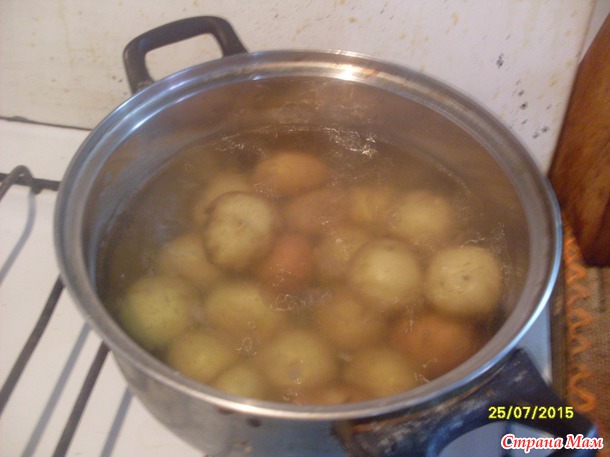 Ньокки с курицей.