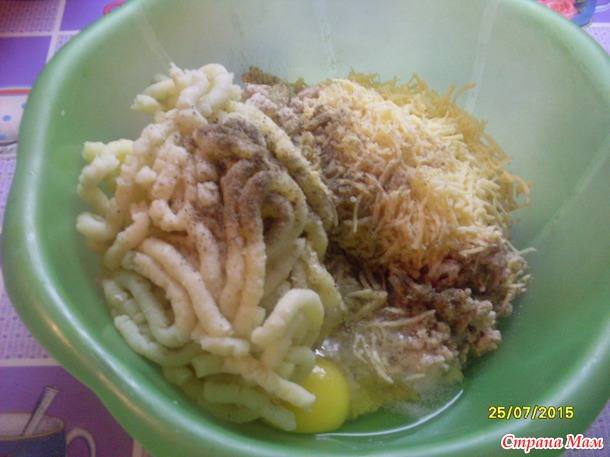 Ньокки с курицей.