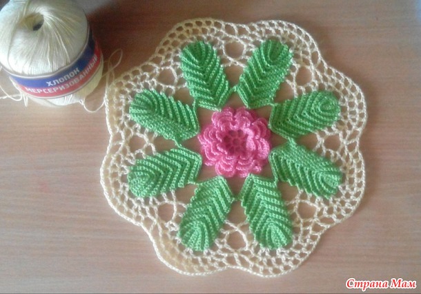 Салфетка "Букет роз"