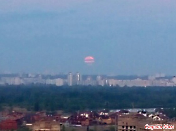 Закат Луны в 5:00 утра