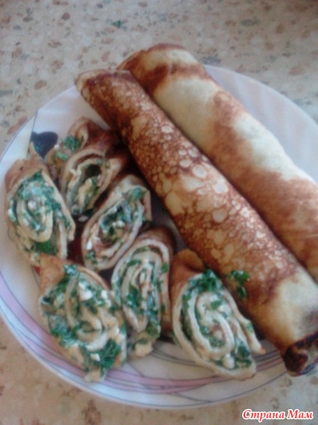 Рулет со шпинатом! Вкуснота... не передать!