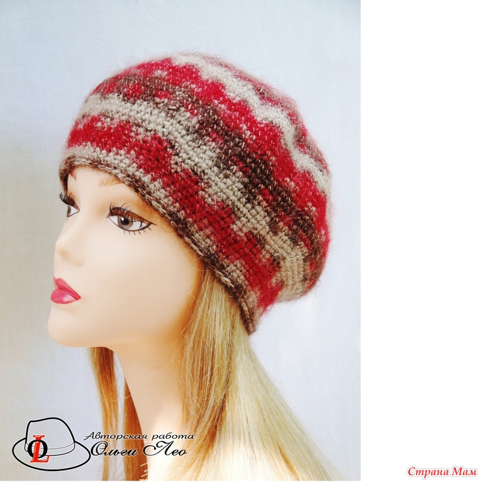 . Береты и кепка. - В.Г.У. - Вязаные Головные Уборы - Страна Мам