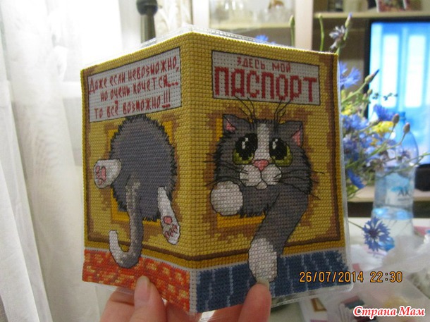 *Ищу схему обложки на паспорт