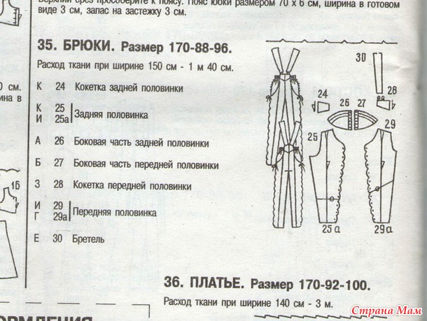 Вязаные брючки