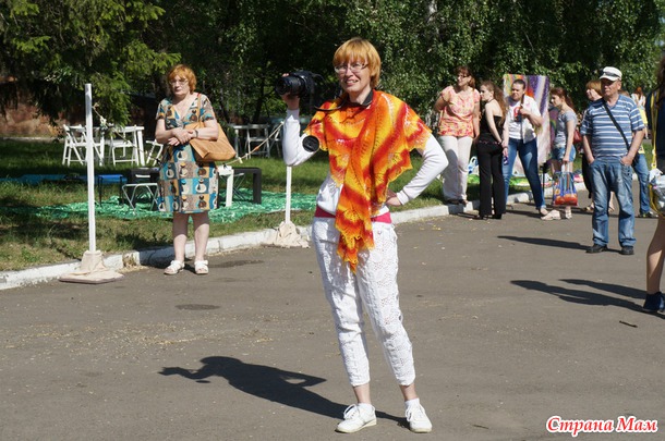 Вязаные брючки