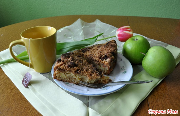 Царский яблочный пирог.
