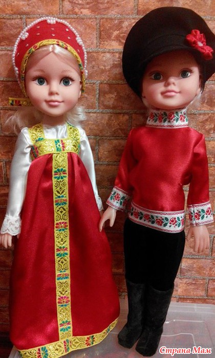 Национальные костюмы для кукол своими руками