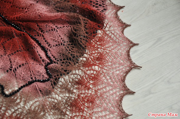 Шаль Северная Косуля №4. Кауни Brown-Pink