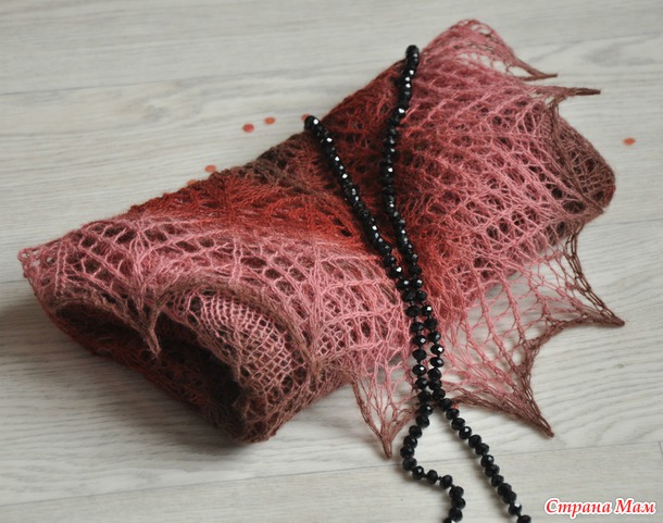 Шаль Северная Косуля №4. Кауни Brown-Pink