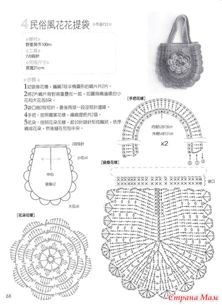 Детская сумочка крючком схемы