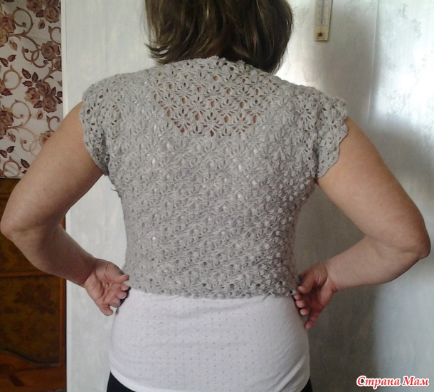 Жакет крючком
