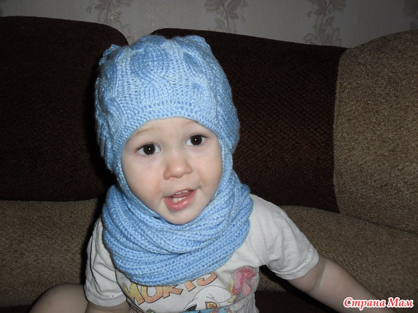 *Котошапочка и снуд для моего котенка