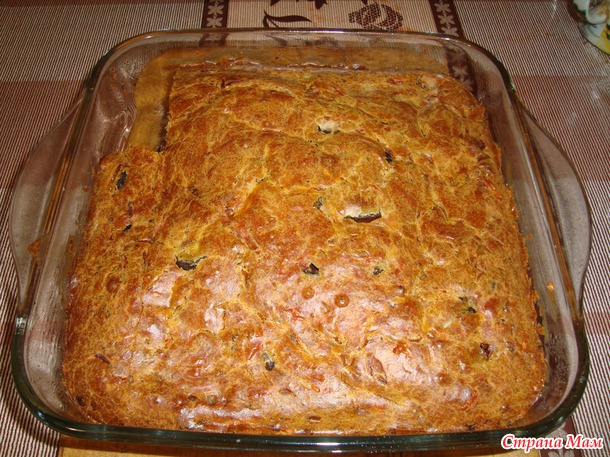 Кекс с куриной печенью