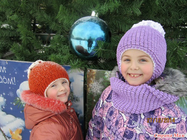 Шапки для девочек. Сезон 2014-15гг.