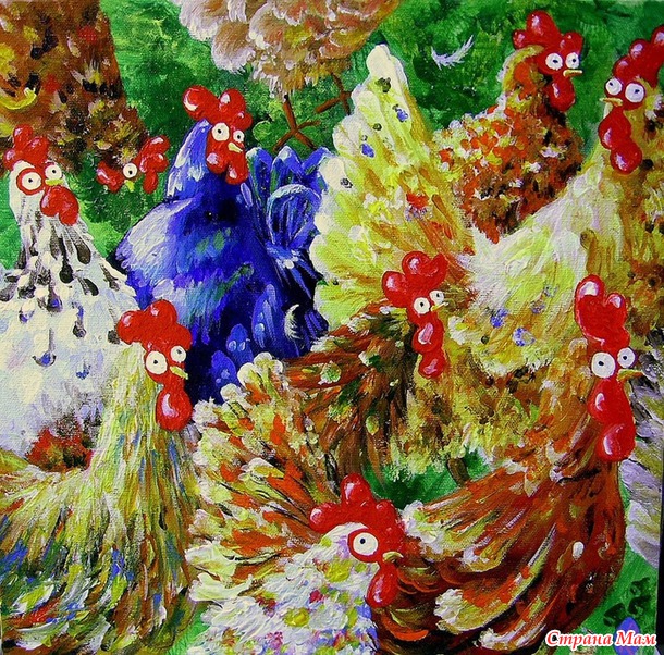 Птицы, собаки, графика художницы Ким Хаскинс (много фото)