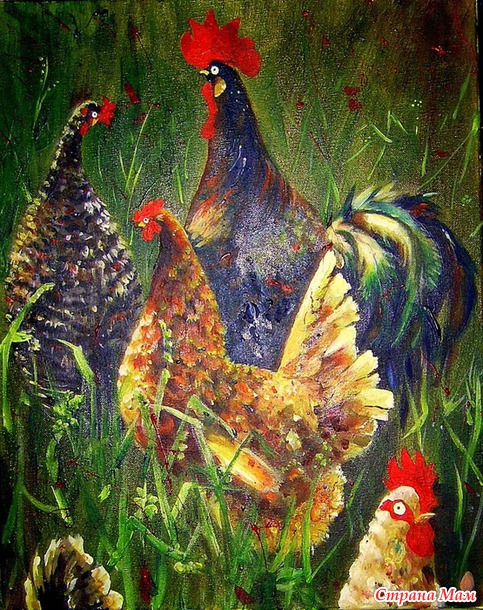 Птицы, собаки, графика художницы Ким Хаскинс (много фото)