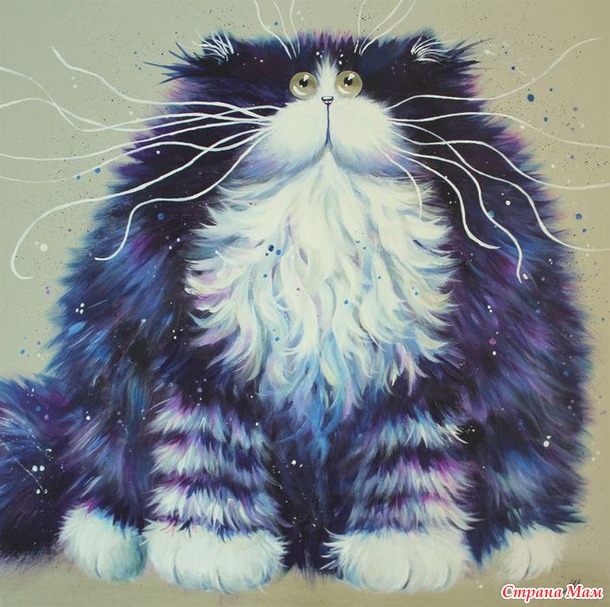 Озорные кошки художницы Ким Хаскинс (много фото)