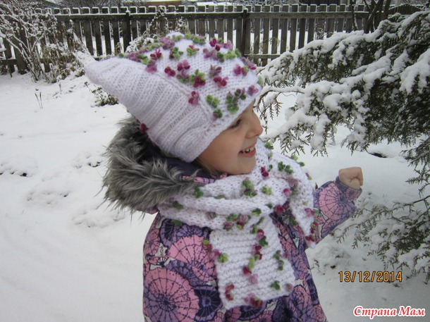 Шапки для девочек. Сезон 2014-15гг.
