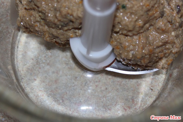 Паштет из печени с грибами, тыквой и куриной грудкой )))
