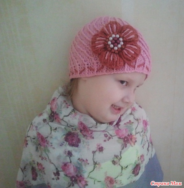 Шапочка "Беатрис" по МК Марины Трикоз