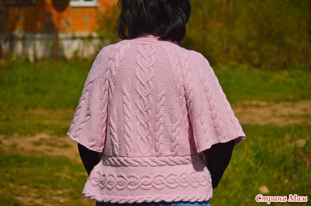 Хвастаюсь: связала кейп!