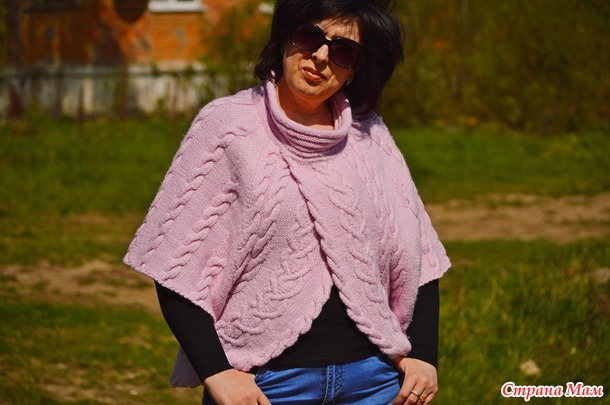 Хвастаюсь: связала кейп!