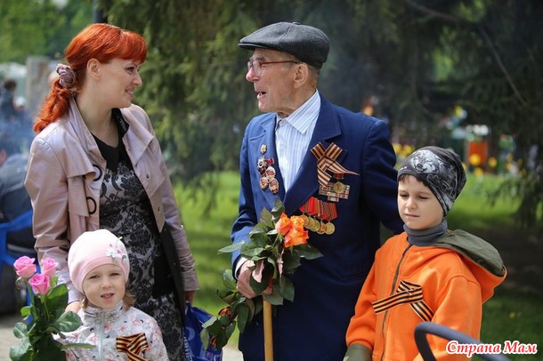 9 мая в Белгороде (наши дорогие ветераны)..