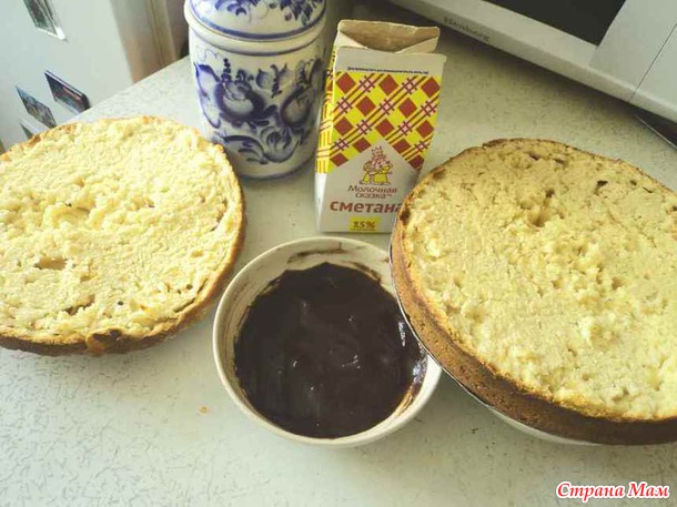Сибирский пирог с черёмухой и сметаной