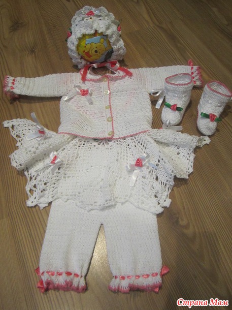 Костюм на выписку из роддома или Остапа понесло ))) - Вязание для детей ...