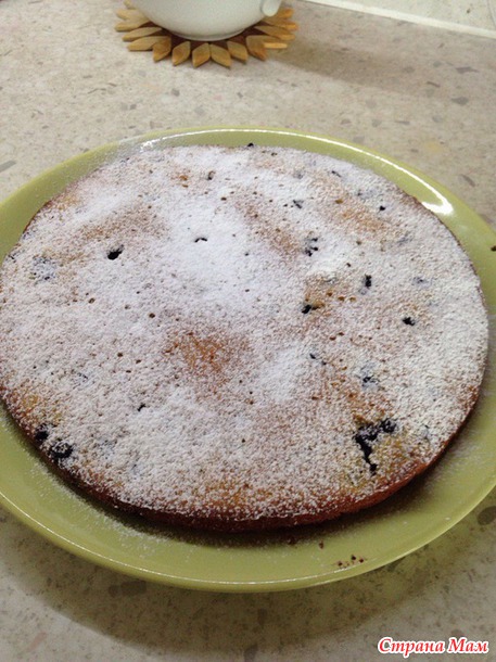 Кекс с черникой (или смородиной и пр.)