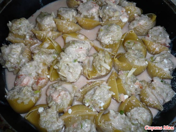 Ракушки фаршированные