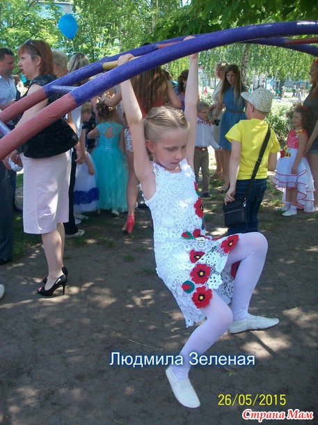 Ирландское кружево-я его связала, первый опыт!!!