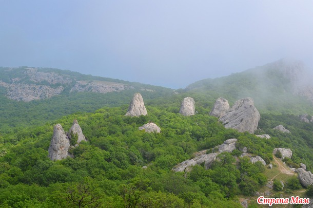Крым. Ильяс-Кая. Храм Солнца.