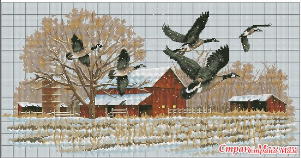 *Dimensions 13732 - Winter Geese