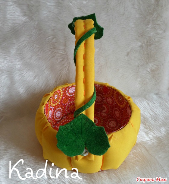 Корзинка-Тыква по мк Ирины Нагаевой