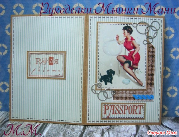 Ещё немножко моих обложек на паспорт...