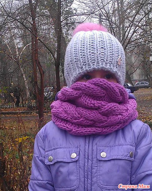 Пухлые снуды для меня и Мани