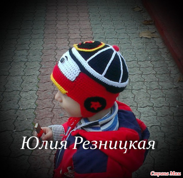 Шапочка "Робокар пожарный Рой"