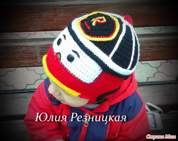 Шапочка "Робокар пожарный Рой"