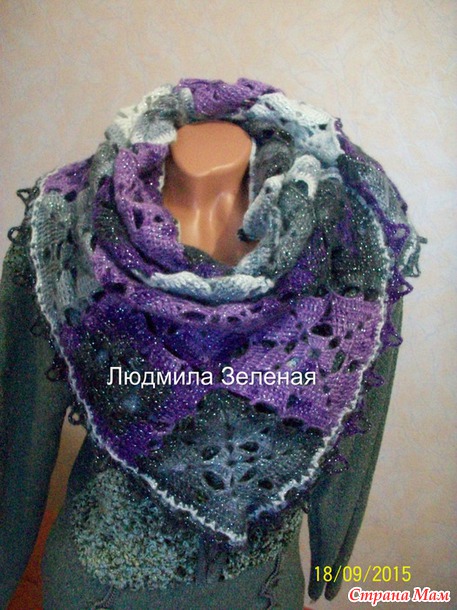 Шаль мотивами!!!
