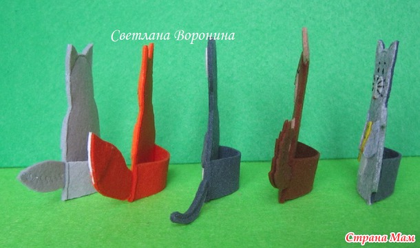 . Пальчиковые куклы 2 в 1