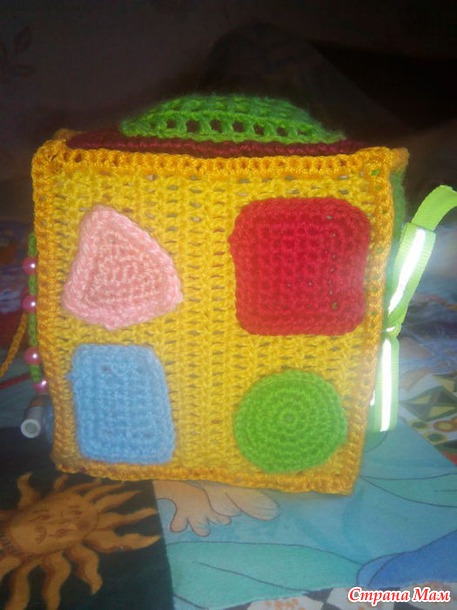Развивающий куб большой hand made