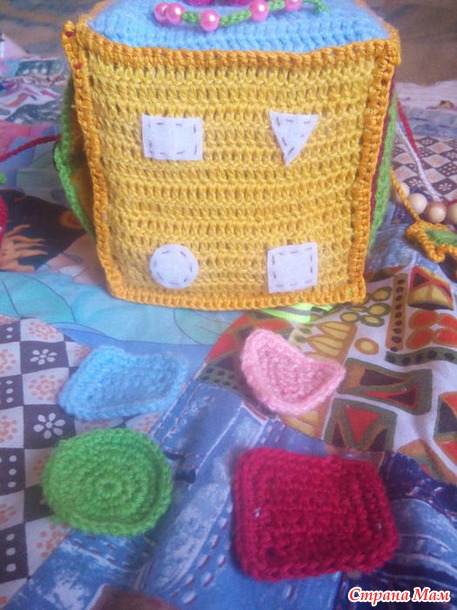 Развивающий куб большой hand made